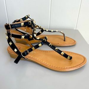 Strappy Studded Sandal (Valentino dupe)